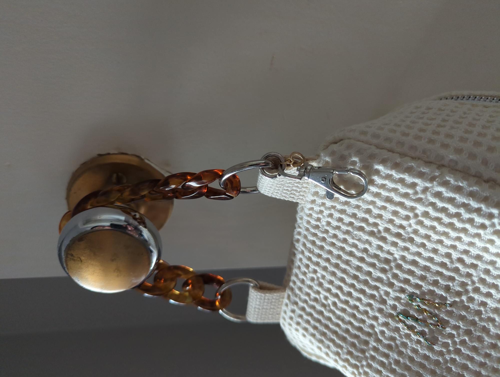 cotton waffle and poplin backpack for maeve