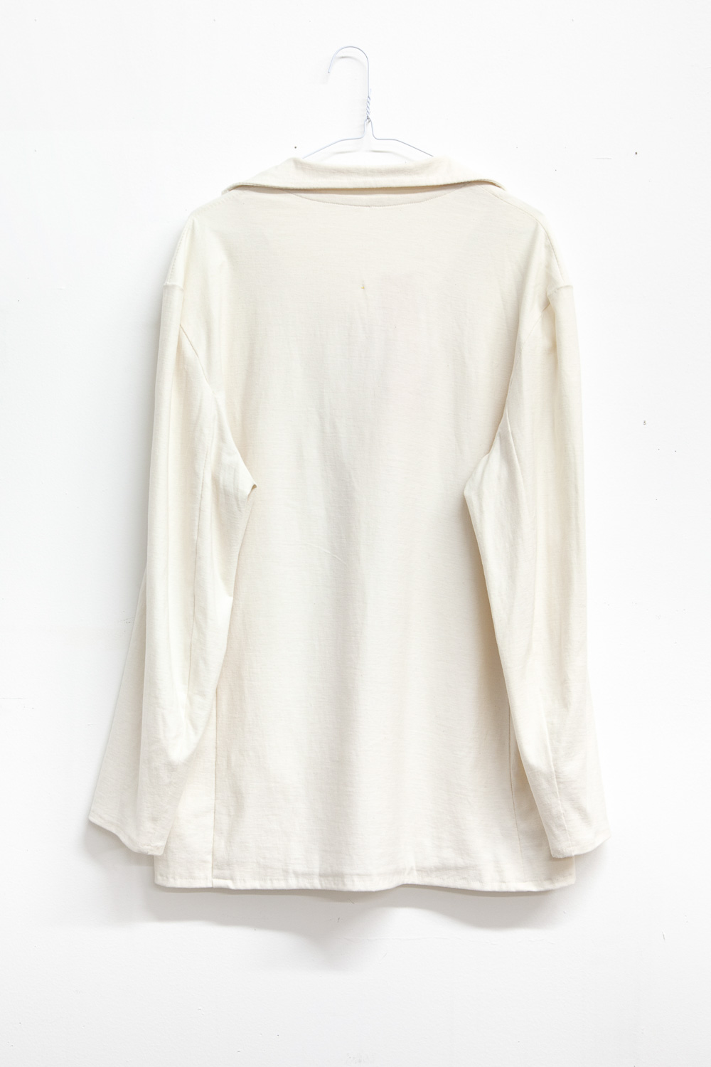 cotton jersey knit blazer