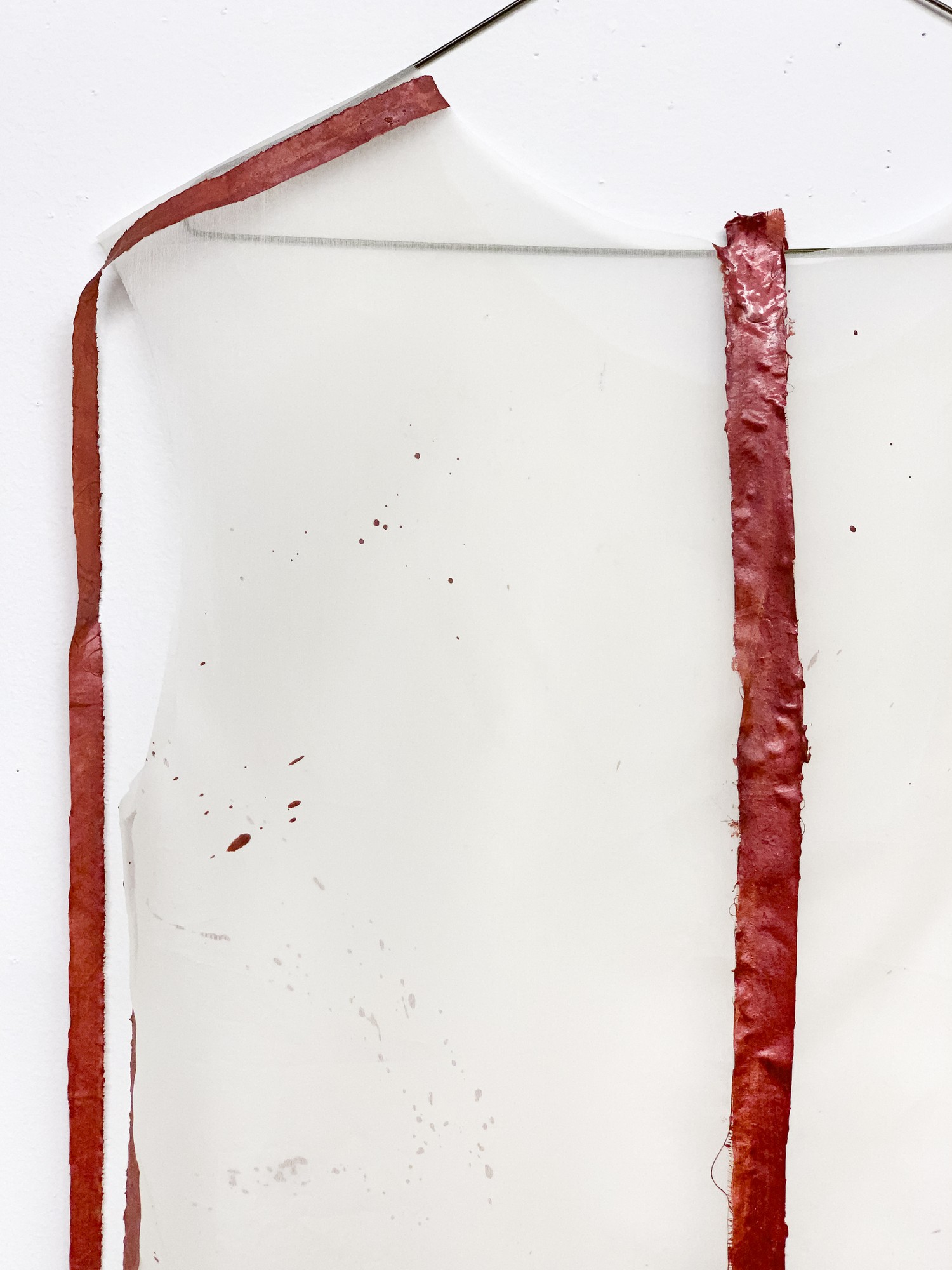 latex taped silk organza bodice