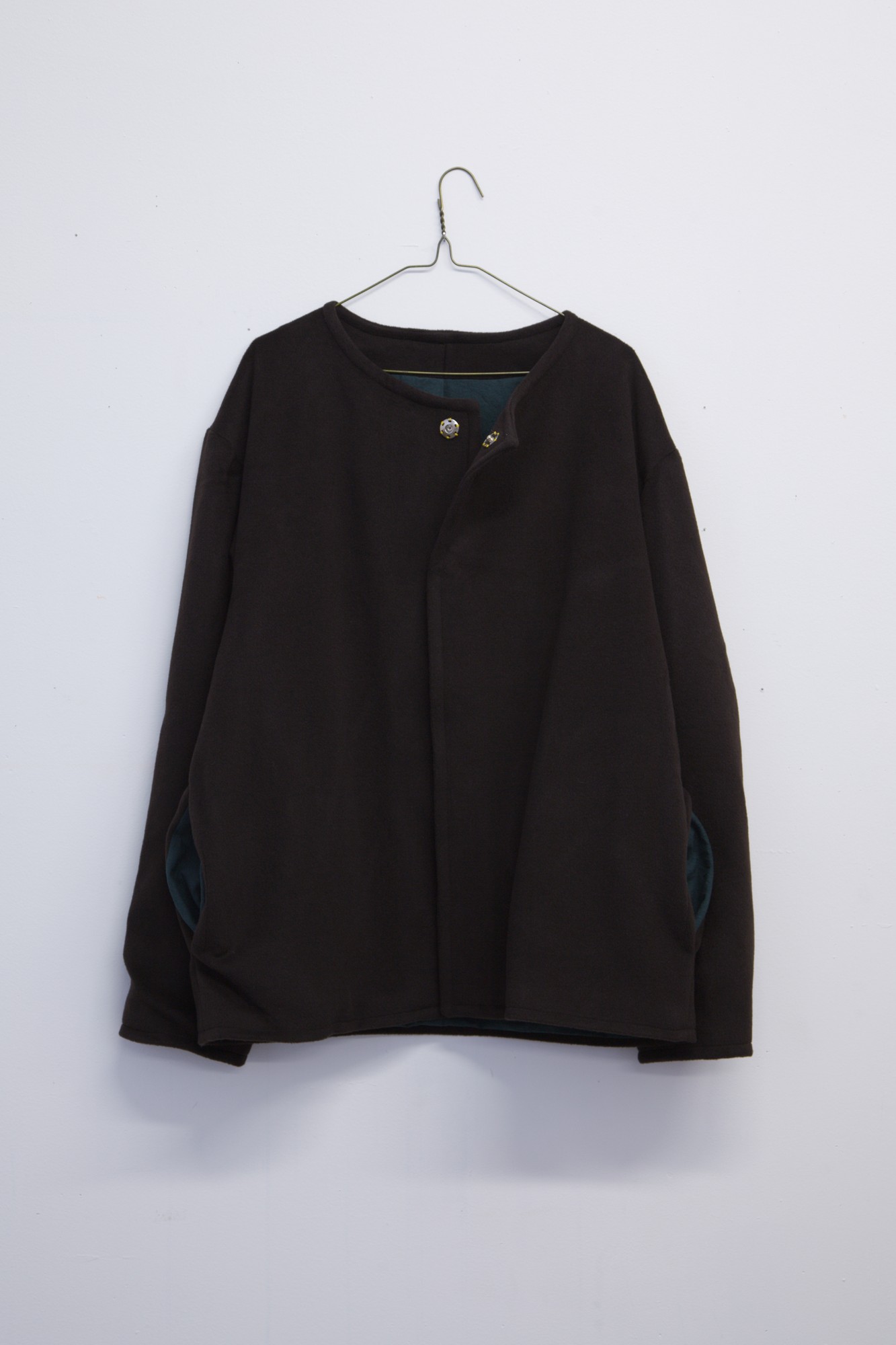 silk and cotton lined cashmere wool coat