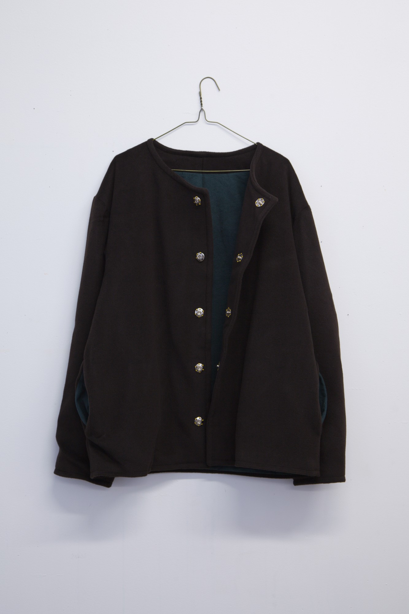 silk and cotton lined cashmere wool coat