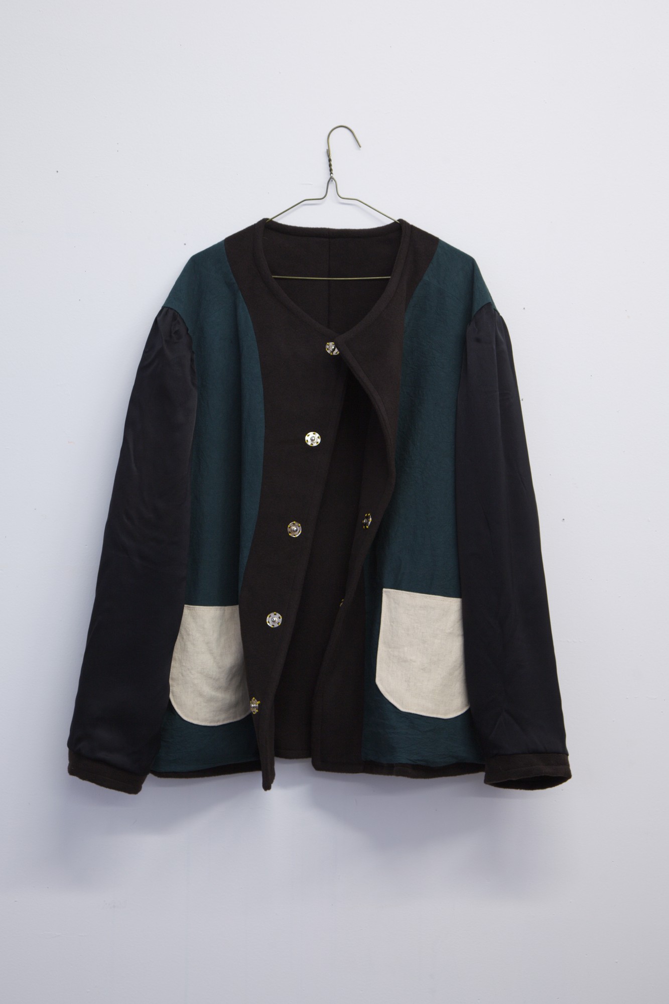 silk and cotton lined cashmere wool coat