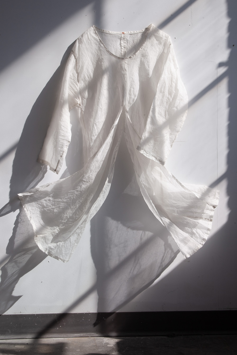 silk organza pullover shirt