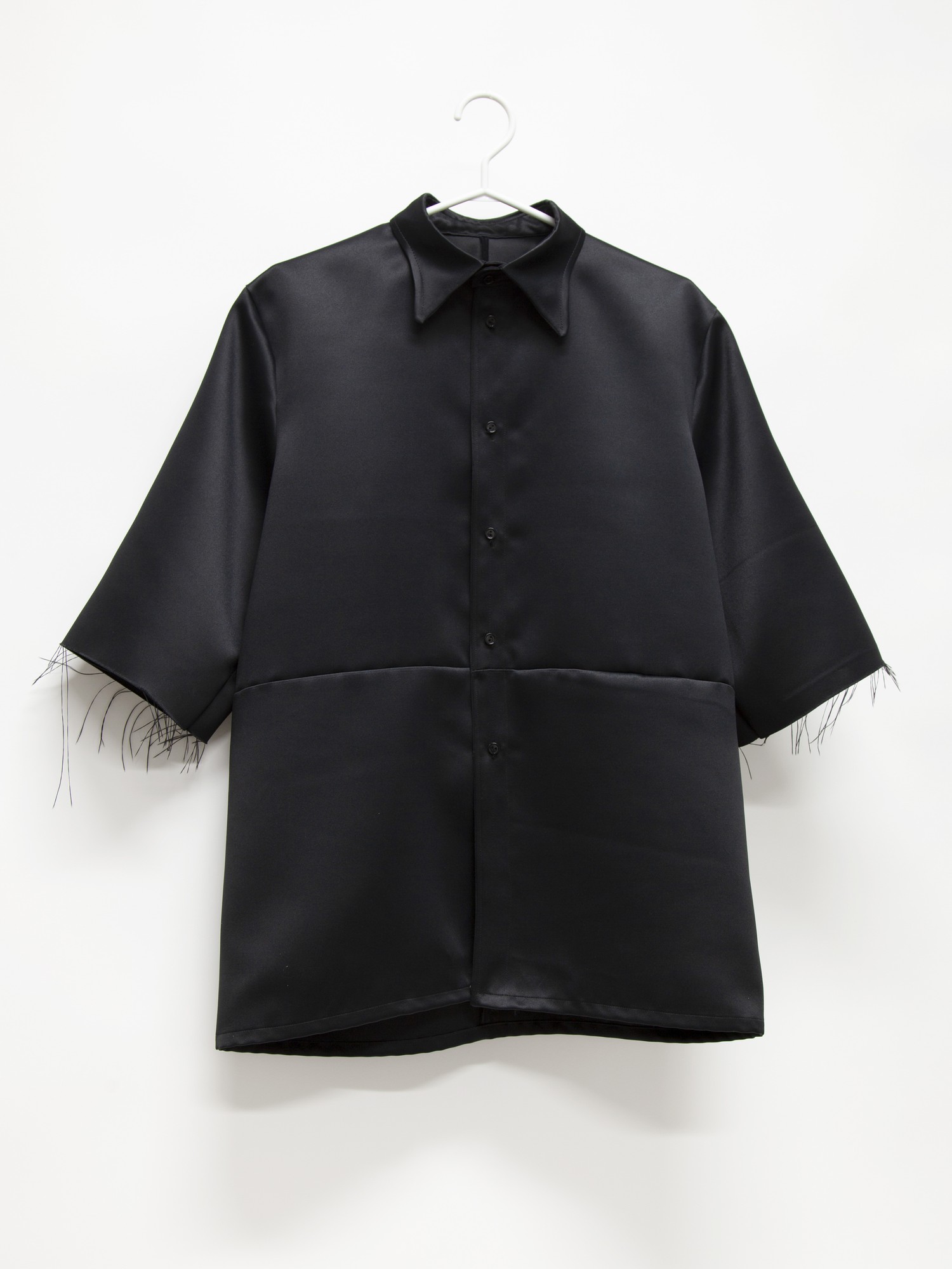 polyester heavy satin shirt for katie