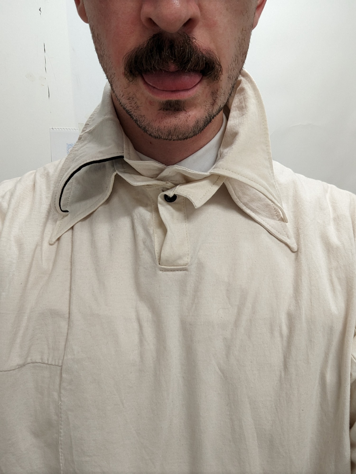 cotton jersey knit doubled polo