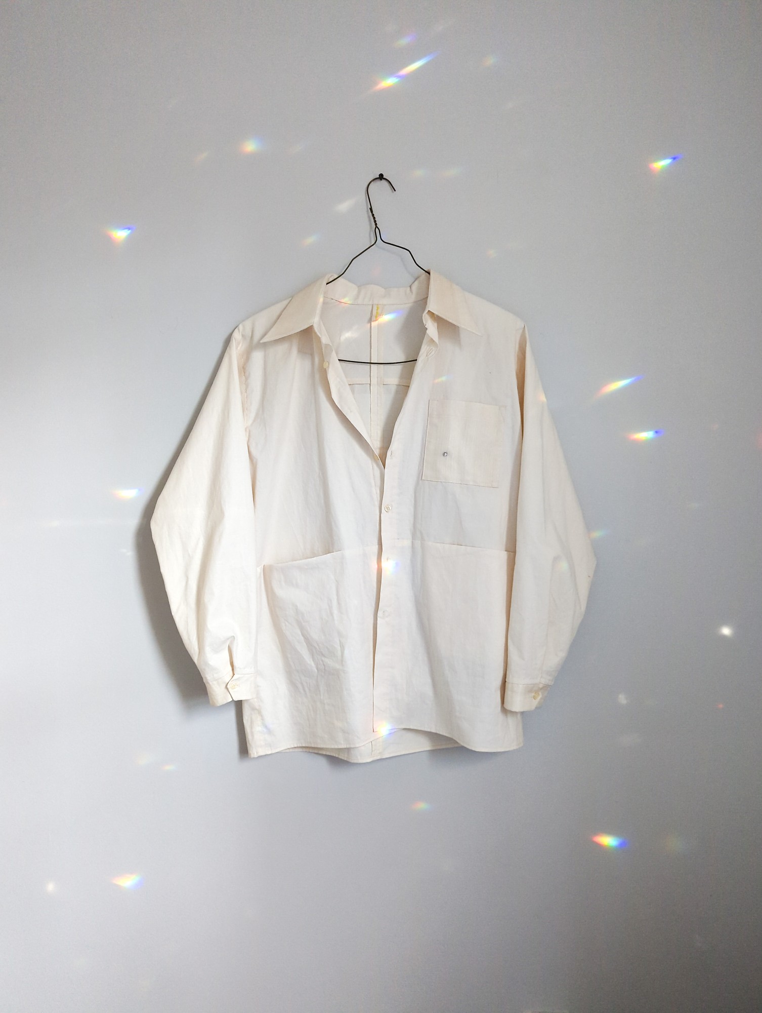 cotton with direct to film print detail shirt