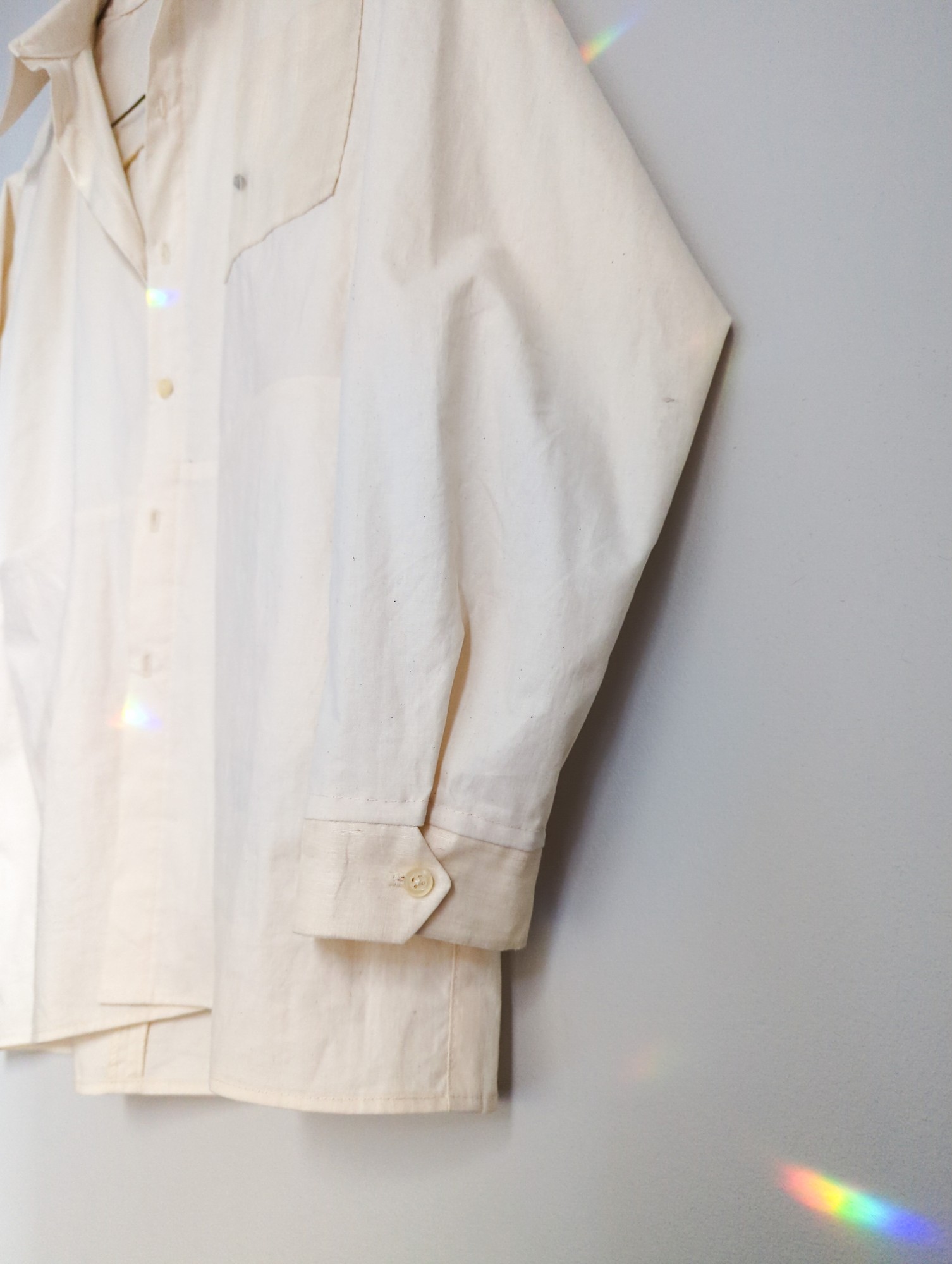 cotton with direct to film print detail shirt