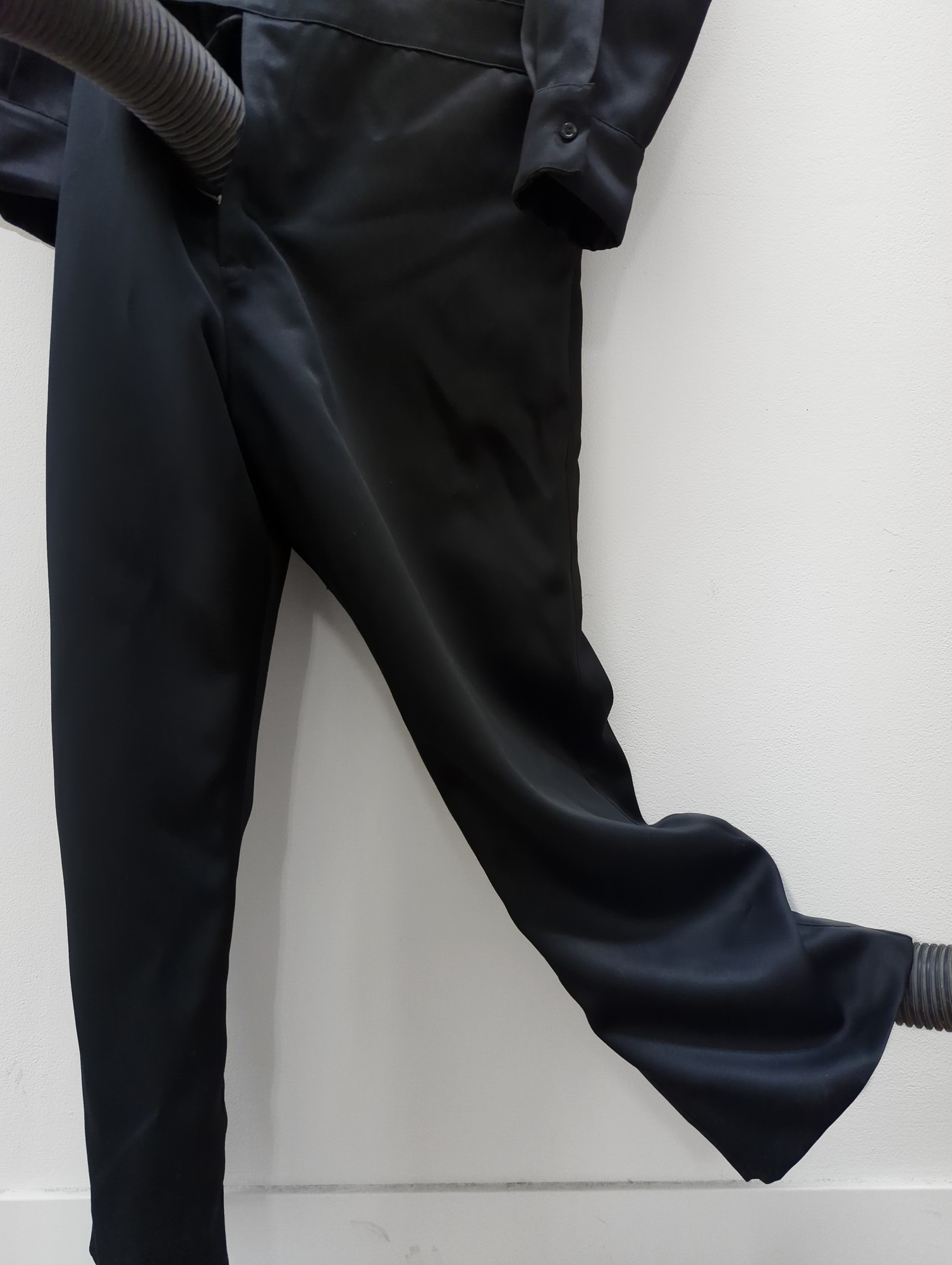 polyester heavy satin jumpsuit