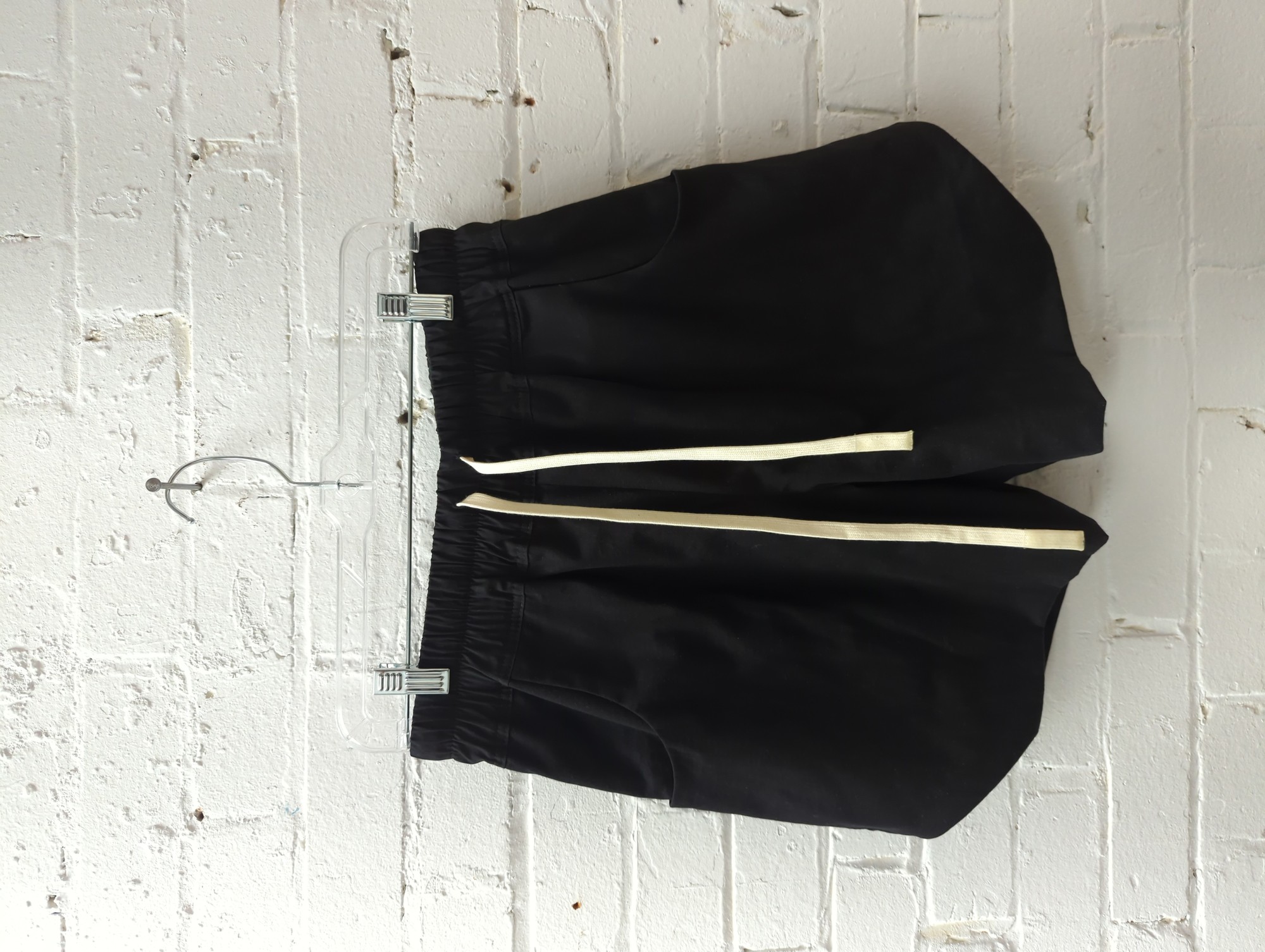 cotton jersey knit doubled shorts